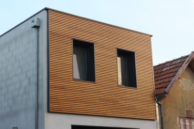Modern Siding on a Commercial Building